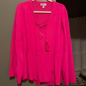 Solid color Lilly Pulitzer top